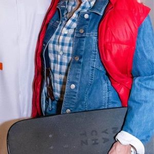 4-Piece Marty McFly Back to the Future Ladies M/L Cosplay Halloween Costume